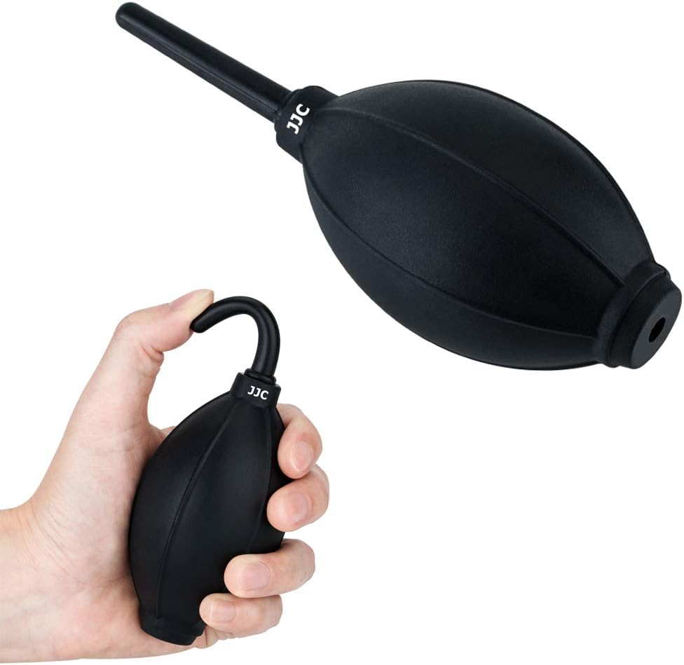 JJC Souffleur D'air en Silicone Souple avec Cordon, pour Appareil Photo Reflex Numérique, Objectifs, Filtres, Écrans LCD, Claviers, Transparents
