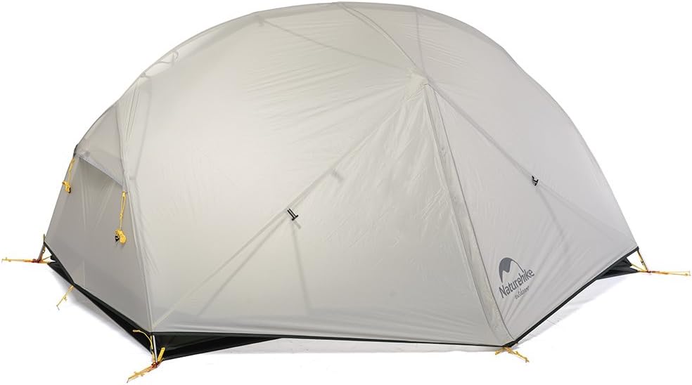Naturehike Mongar Tente de Camping Double Ultralégère en Silicone 20D pour 2 Personnes