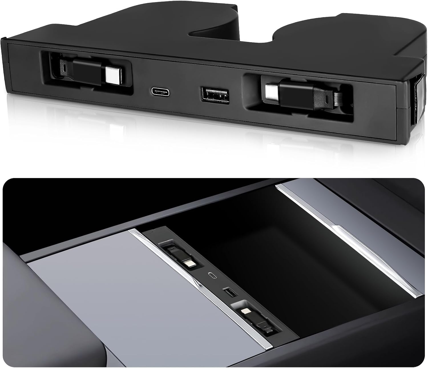 Hub USB pour Tesla Model Y Juniper 3 Highland Y L avec double type