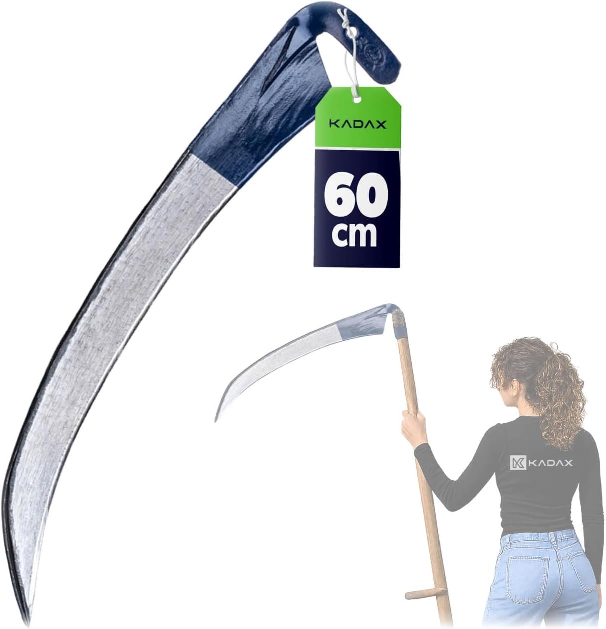 KADAX faucille de jardin en métal, faucille pliante