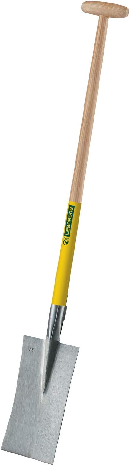 Leborgne Louchet Nord Duopro 28 cm Manche Bois Béquille 90 cm Acier Trempé
