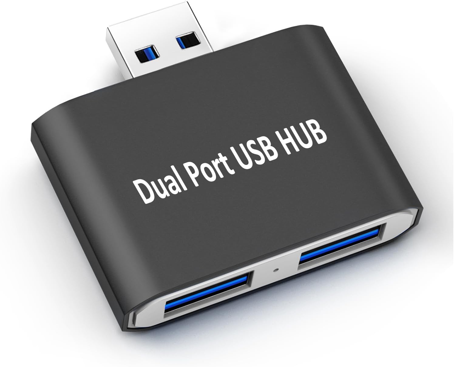 Hub USB, extenseur USB, adaptateur USB 2 ports USB 3.0 mâle vers 2 USB 3.0 femelle, convertisseur d'extension pour ordinateur portable, MacBook, ordinateur de bureau, compatible avec clé USB,