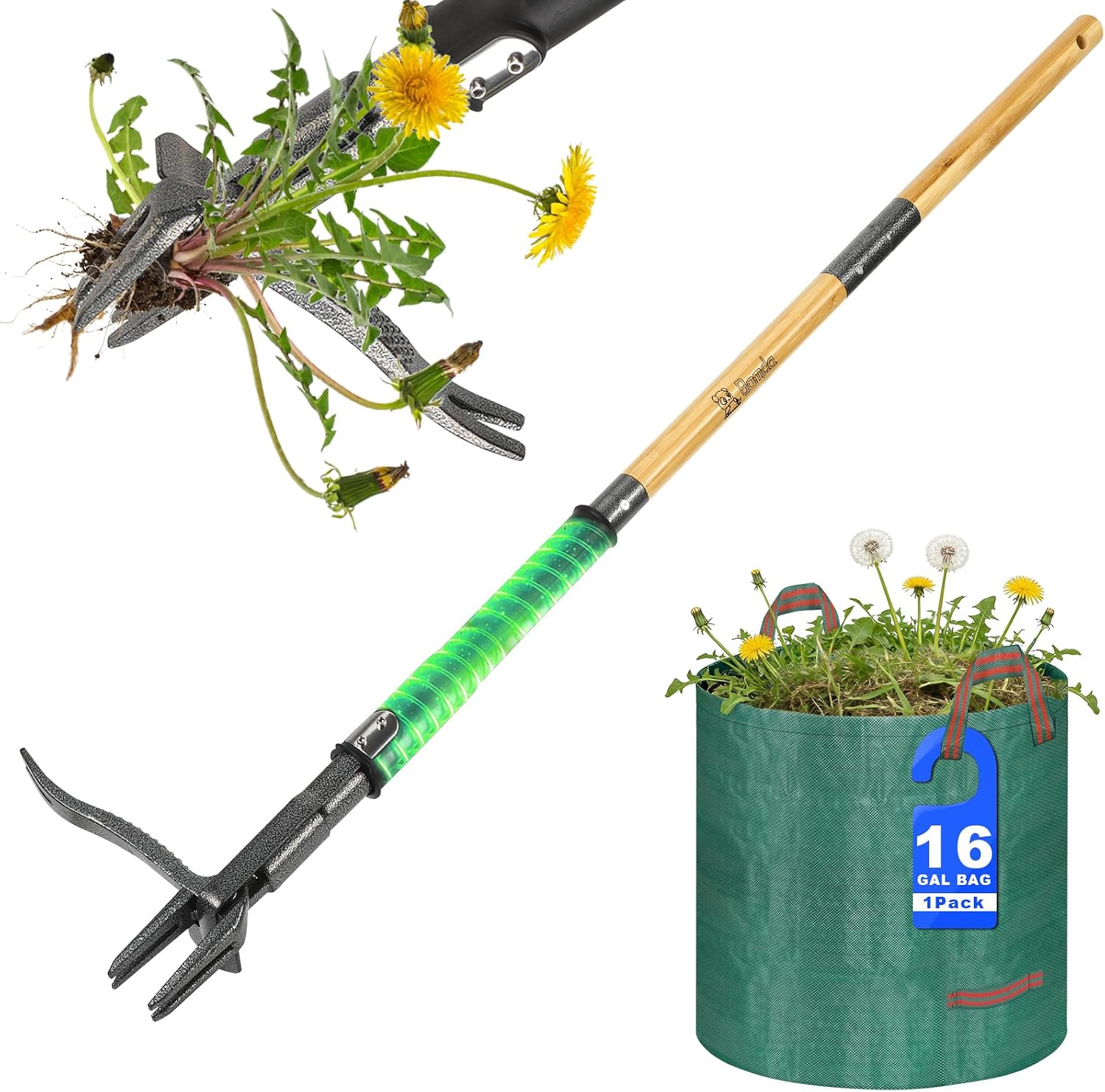 Désherbeur Manuel pour Jardin, pelouse et Cour, 110,5 cm