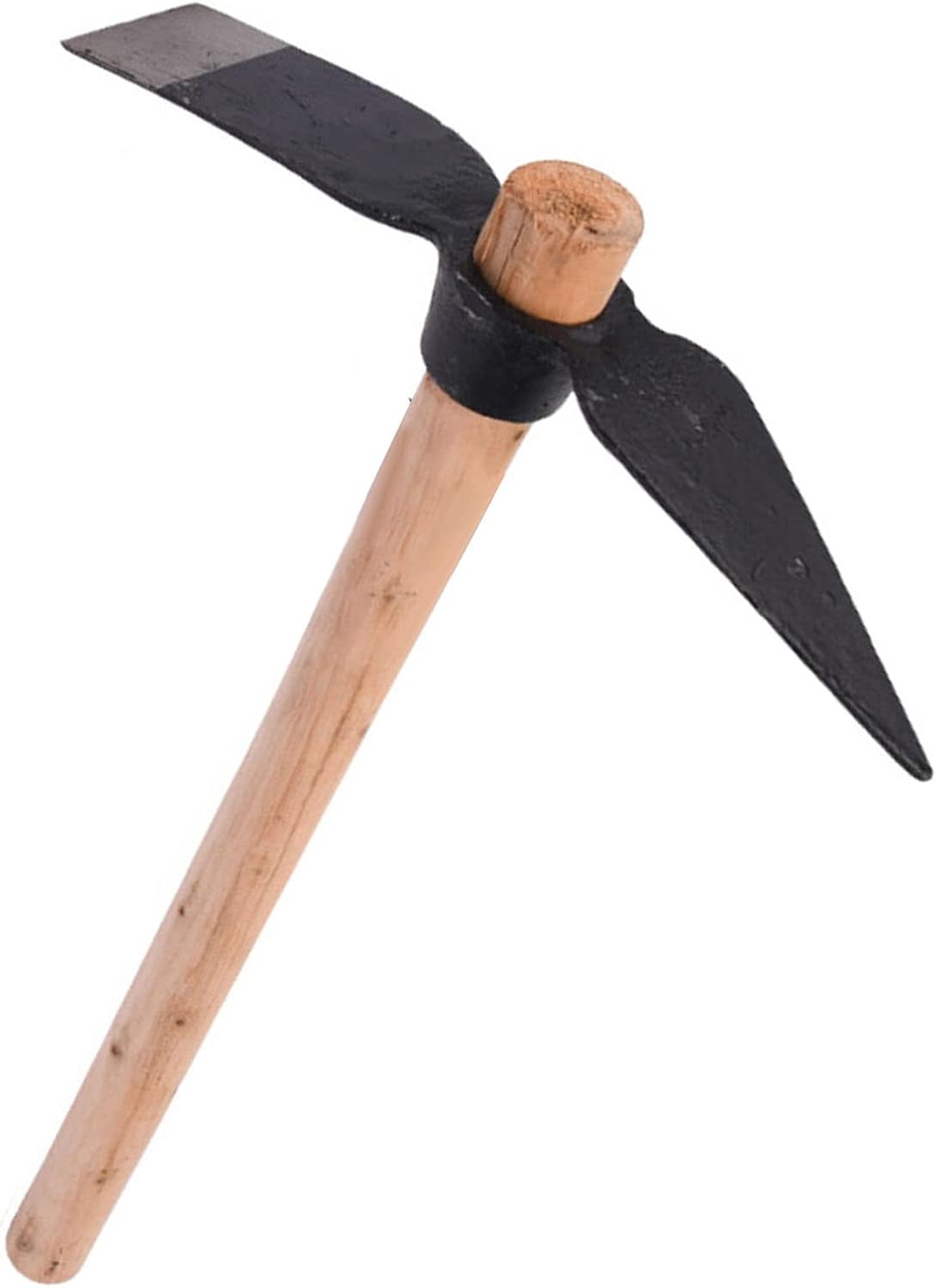 Pioche de Jardin, Outils de Retournement et de Désherbage, Conception à Double Tête, Pioche de Désherbage, Moulage intégré, Pioche de Jardin pour Creuser, Désherber, Semer,
