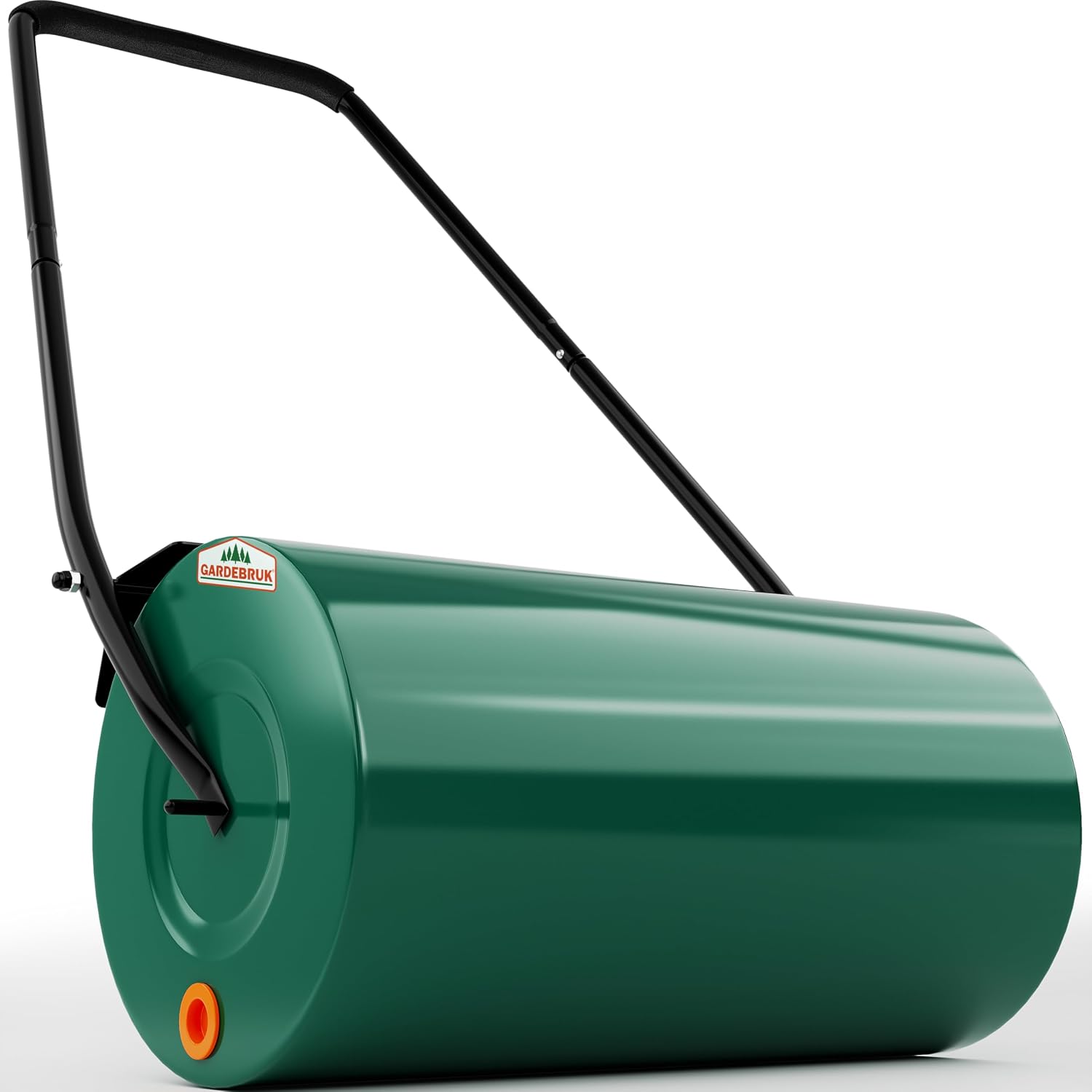 GARDEBRUK® Rouleau à Gazon 60cm 50L poignée rembourrée bavette antiprojection Remplissage Sable Eau pelouse Herbe Jardin Rouleau a Main agricole
