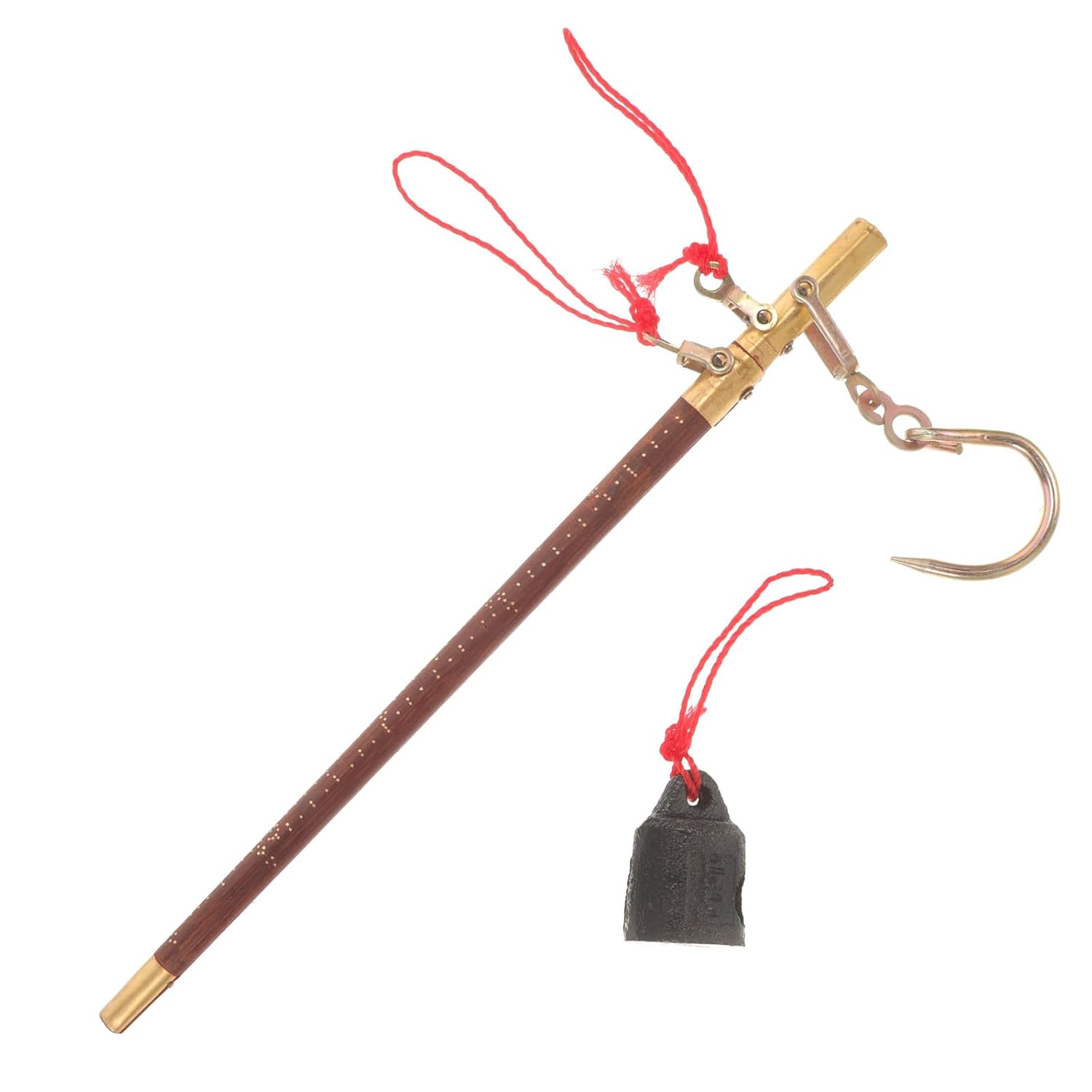 HEMOTON Balance Mécanique à Bois Crochet Suspendu pour Pesée Précise, Légère et Classique, Cuisine Décoration Intérieure