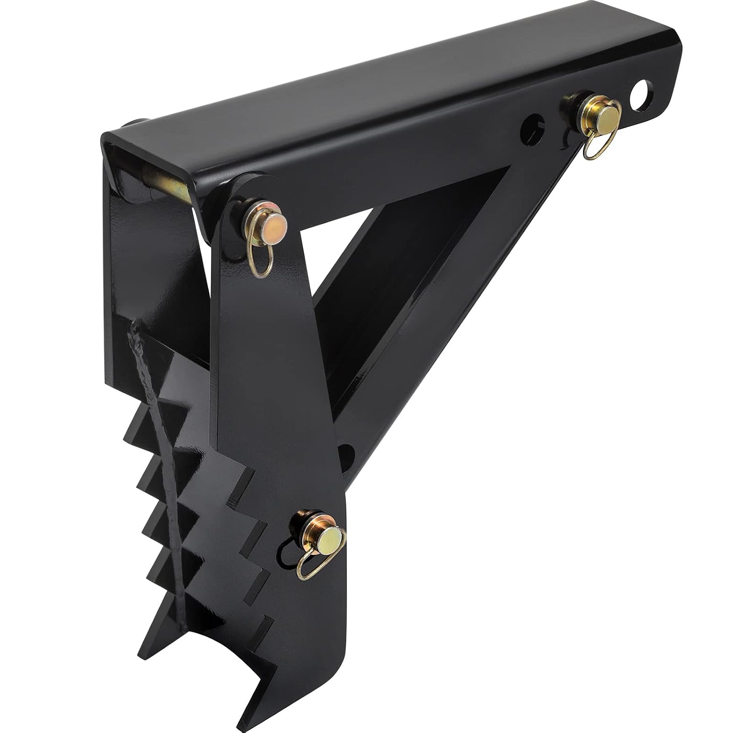 VEVOR Pouce de pelle rétro 45,7 cm, épaisseur de dents 12,7 mm, pouce de pelle robuste, fixations de pouce soudées acier noir avec conception boulonnée, pouce mécanique réglable pour pelle rétro/pelle