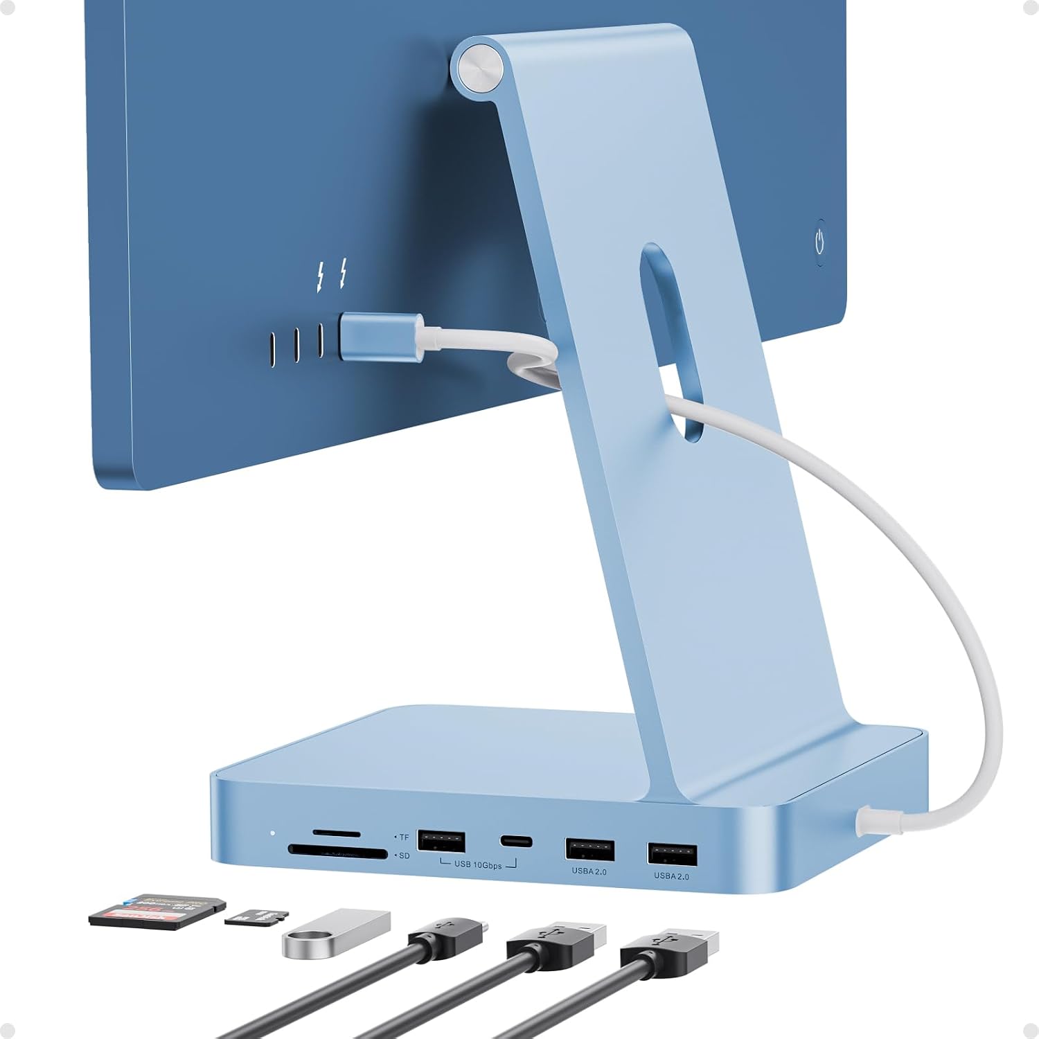 iMac USB Hub pour iMac 24 M1/M3/M4 avec boîtier SSD NVMe M.2 4TB