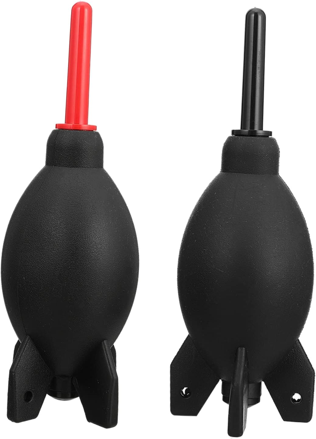 Lot de 2 Souffleurs d'air pour Nettoyage D'objectif Photo et Ordinateur, Équipement de Nettoyage Pratique, Compact et Léger, pour Appareil Photo Reflex Numérique, Couleurs Rouge