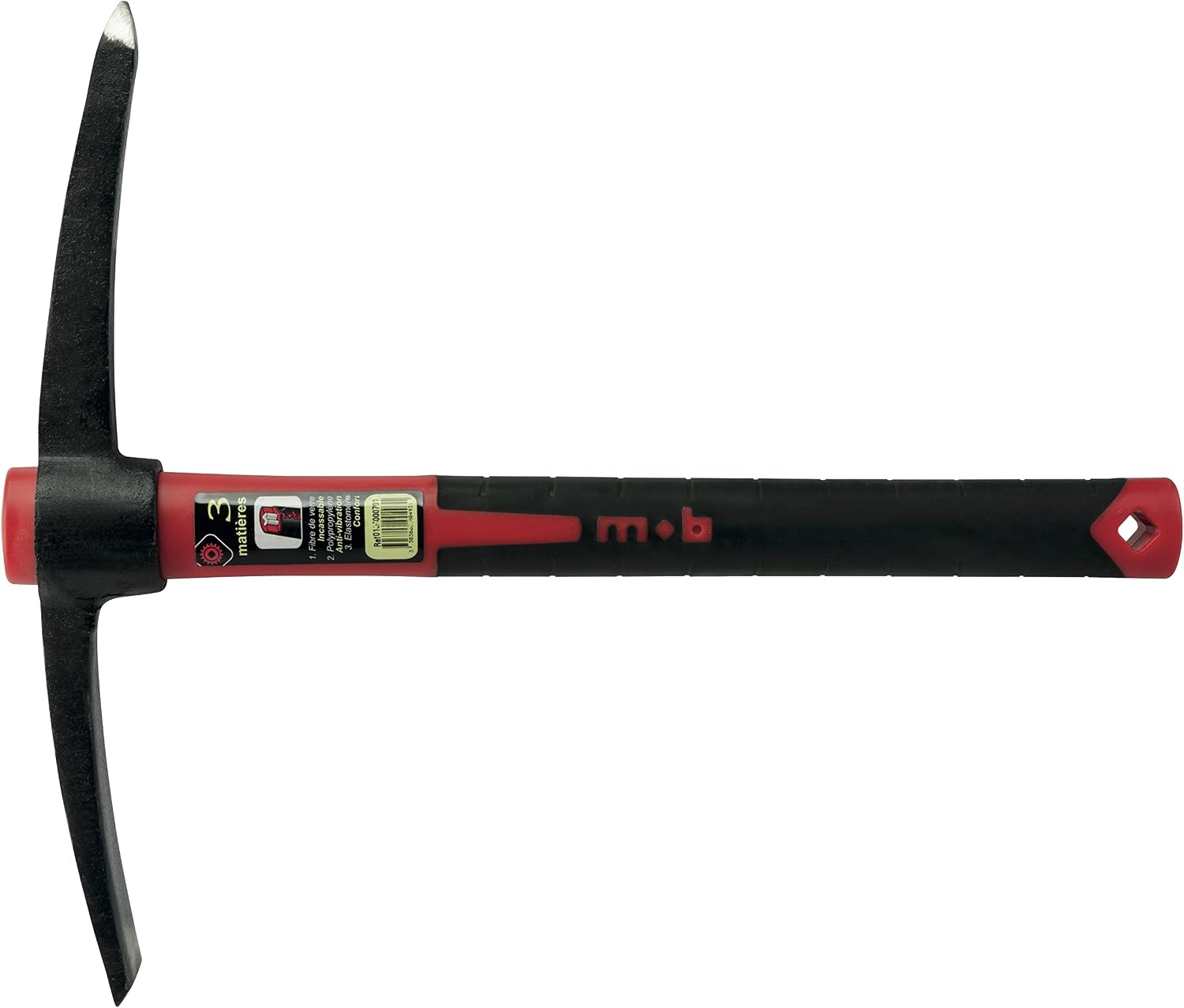 MOB Outillage 0186000701 Decintroir à pic et panne 0,75 kg NT