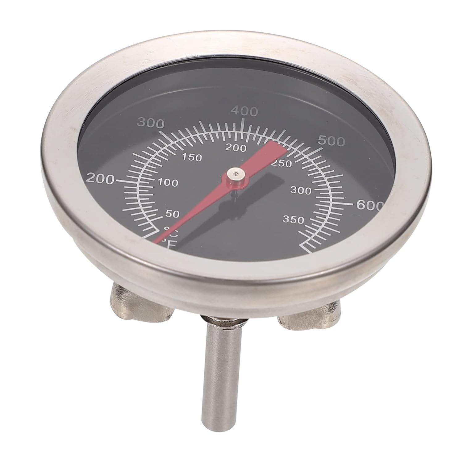 POPETPOP 1 pièce Thermomètre Bimétallique de Cuisine Acier Inoxydable pour Four et Barbecue Mesure Précise pour Viandes et Pâtisseries Outil Pratique et