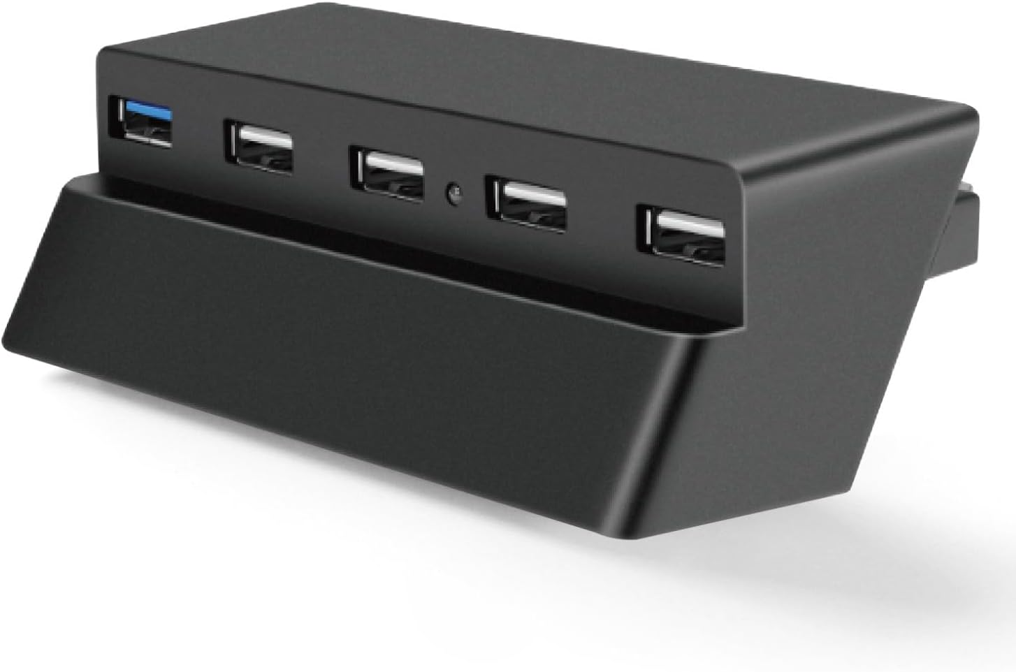 TNP 5 Port USB Hub pour PS4 Slim Edition - Adaptateur Haut Débit USB 3.0/2.0, Accessoires, Connecteur de Concentrateur d'Extension, Séparateur, Clavier, Chargeur, Souris, Portable, Prise