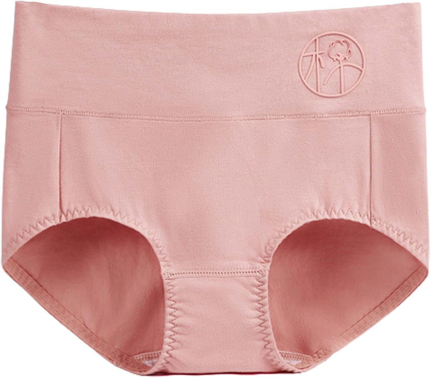 Femmes Couleur Unie Taille Haute Ventre Motif en Grande Taille Ample Coupe Confortable Coton matériel décontracté sous-vêtements Vêtement Femme sous Vêtements Culotte Femme Dim