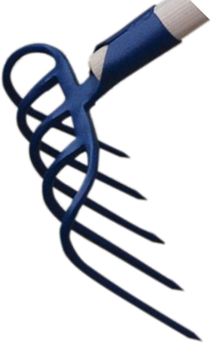 Outils perrin Croc à Fumier à Douille sans Manche, 5 Dents, 21cm Largeur