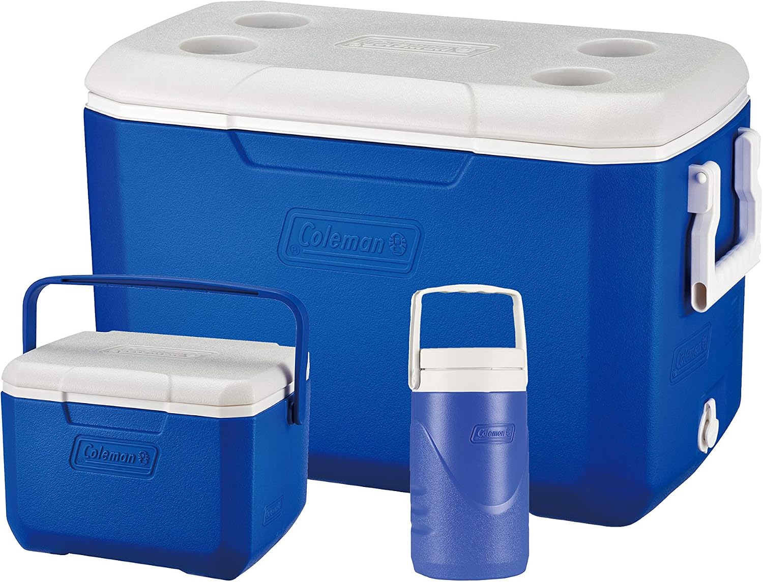 Coleman Lot de 3 glacières haute performance - Capacité : 46 l, 4,7 l et 2 l