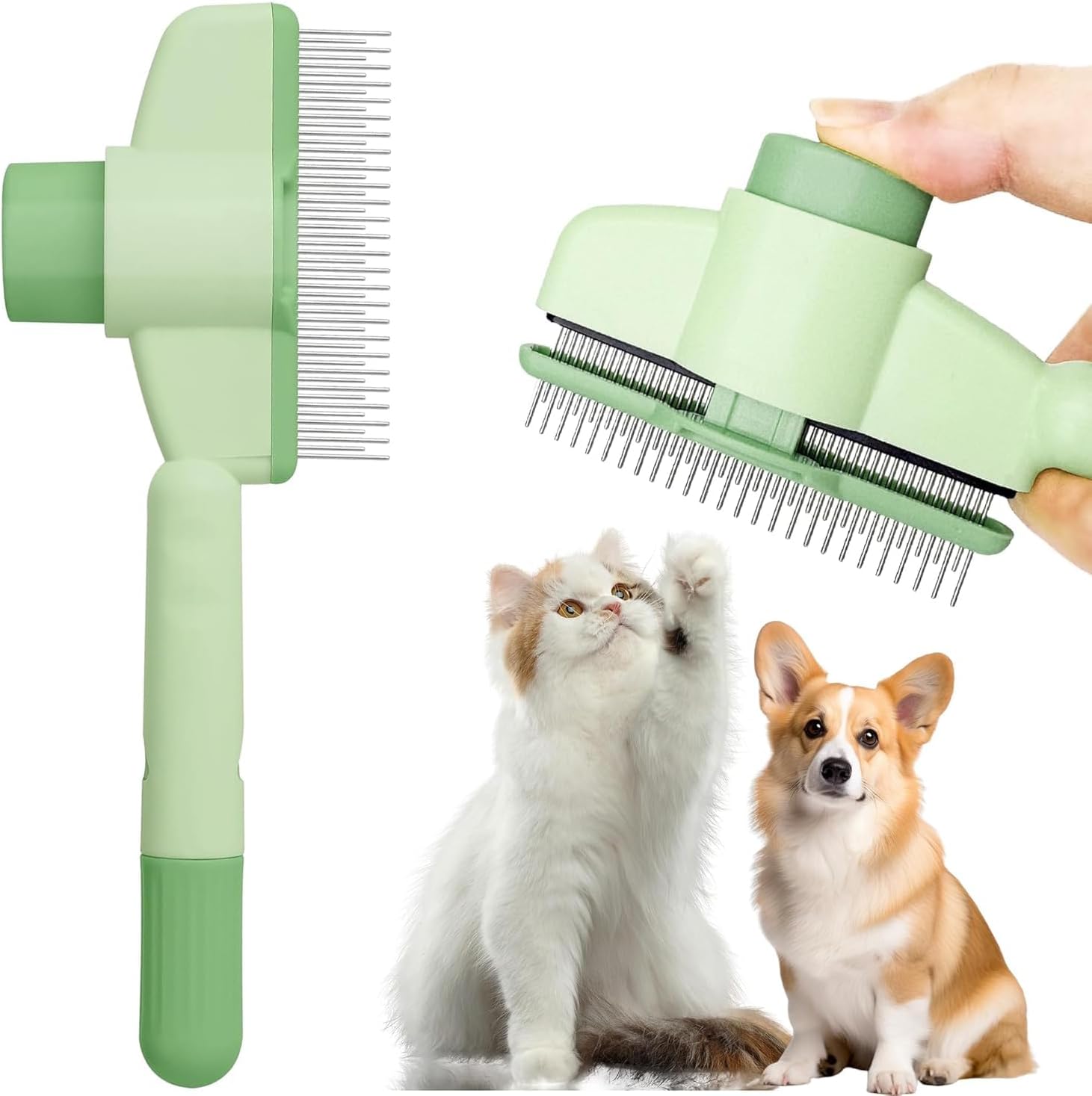 Fellblitz Brosse pour chat, brosse à poils et toilettage