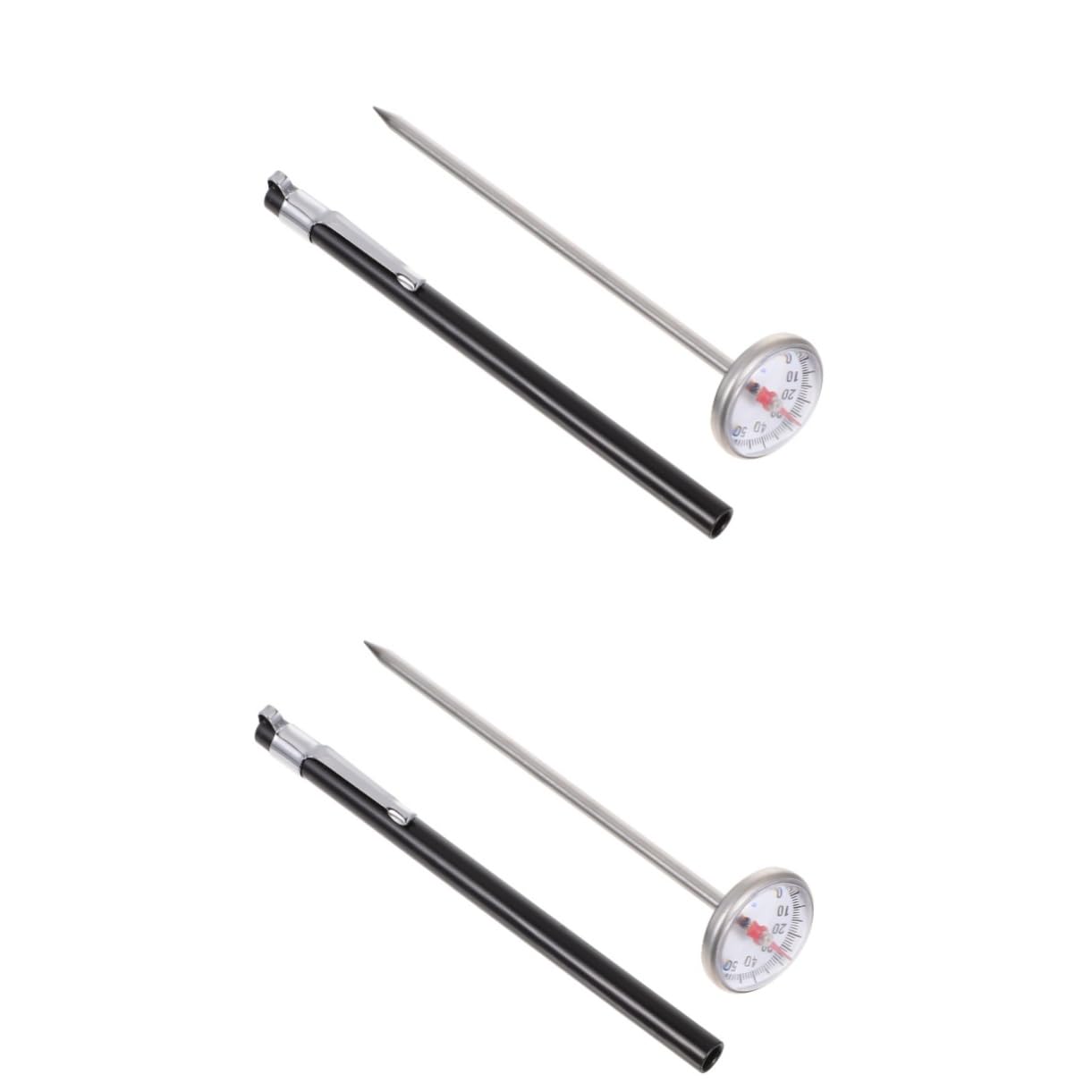 Alipis 2 Pièces jauge de température de l'eau cuisson de la viande thermomètre pour nourrissons thermomètre digital cuisine professionnel à viande numérique dédié