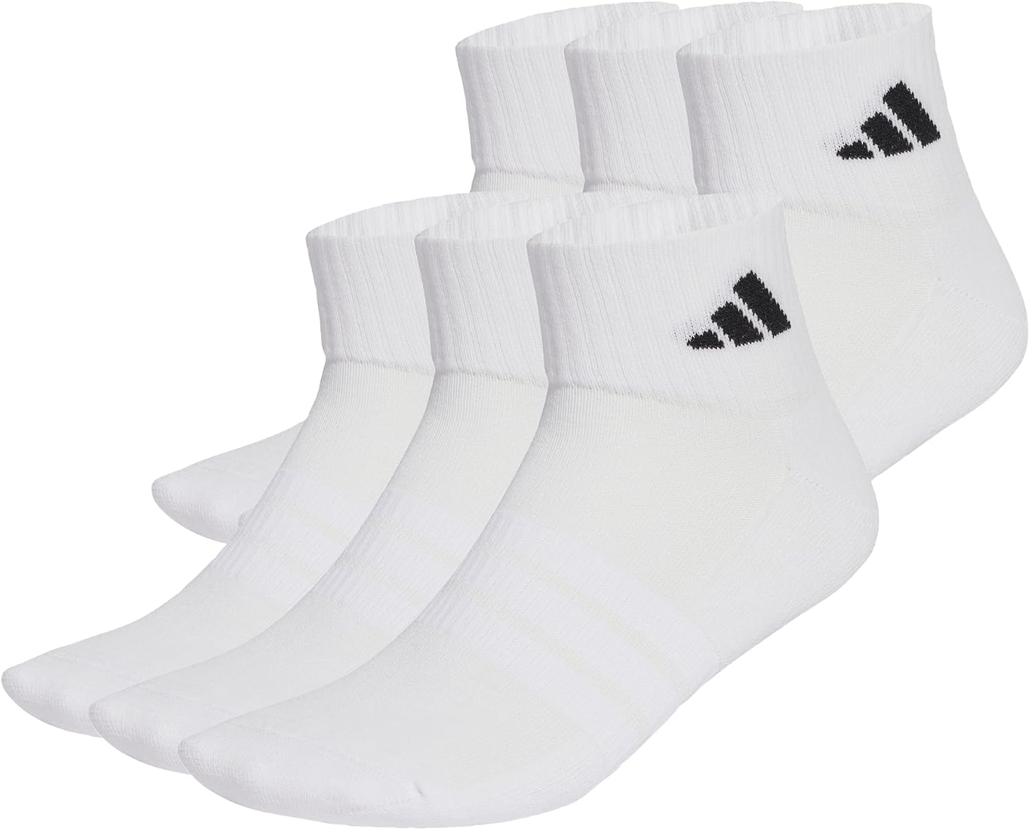 adidas Unisex Socquettes rembourrées Essentials (6 paires)