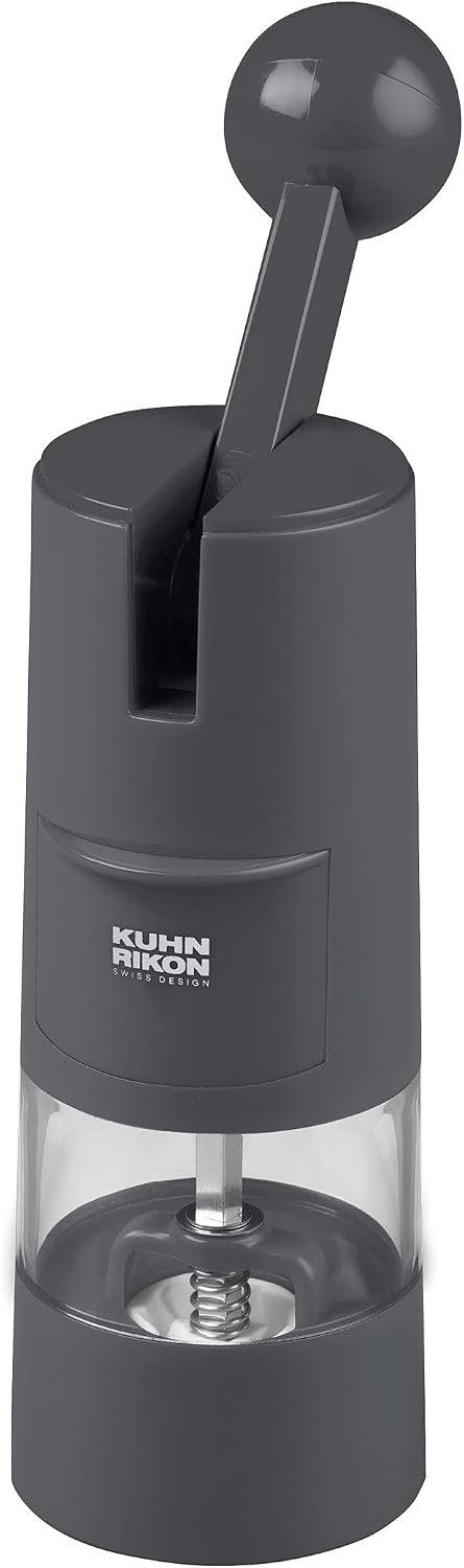 KUHN RIKON Moulin à épices à cliquet, gris