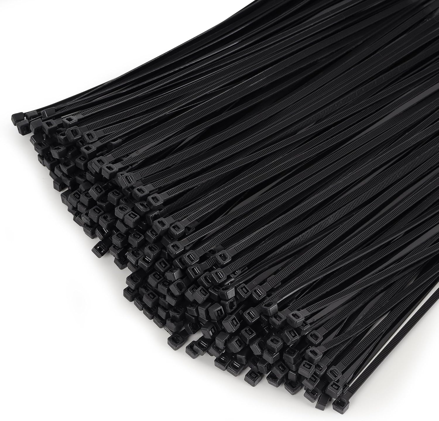 Collier de Serrage, Serflex Noir Resistant à La Traction De 18kg, Professionnelles Attache Câble Durable Résistant au UV Pour cable management, Jardinage, Atelier (100/150/200/300mm(1000 pièces))