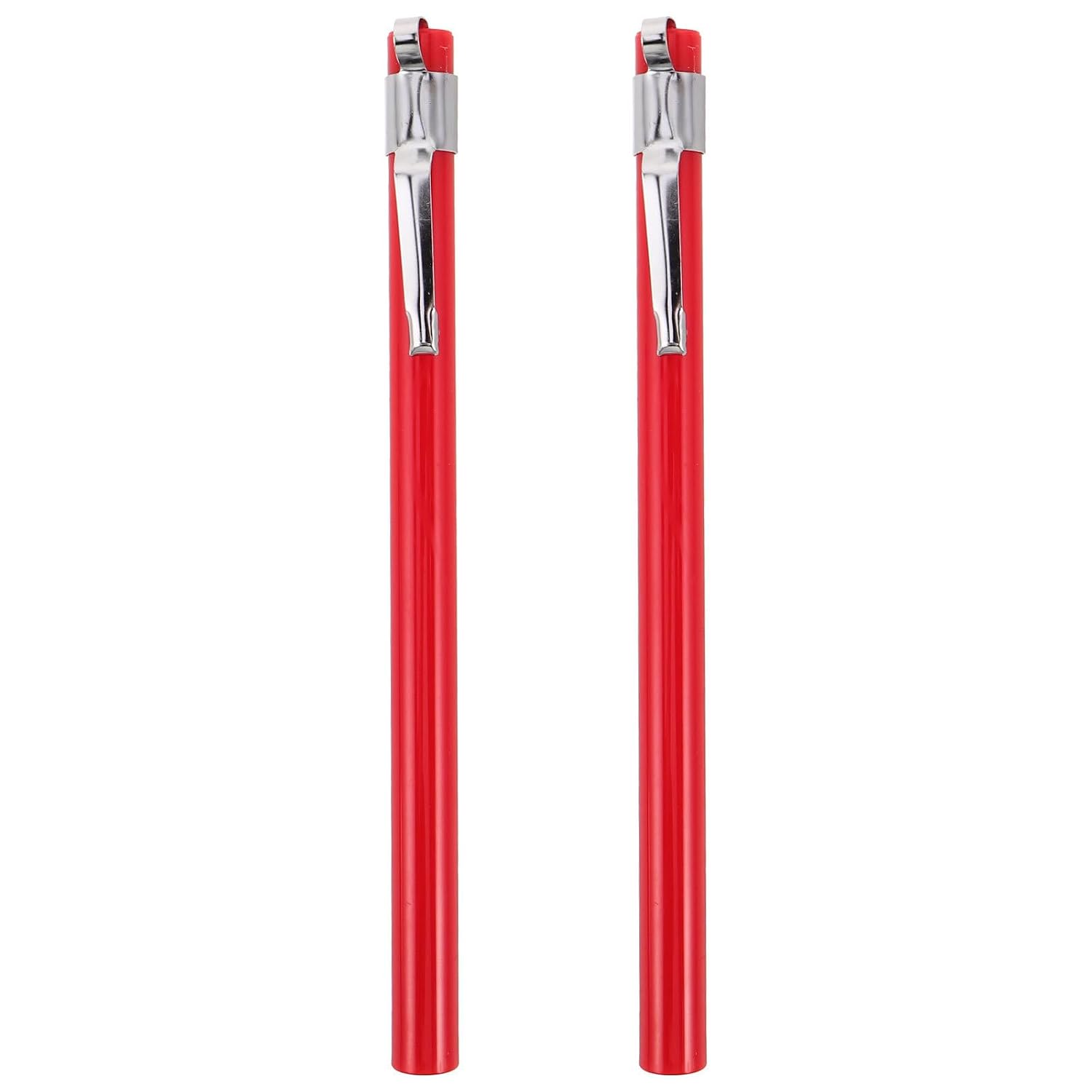 PRETYZOOM 2 Pièces Étui de Protection Rouge avec Pince en Acier Inoxydable, Compatible pour Sonde de Thermomètre Cuisine Portable Cuisson Pâtisseries