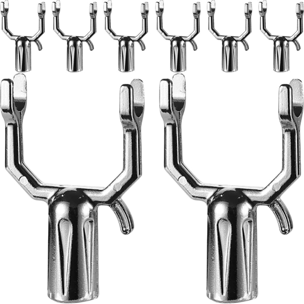 Yardwe Lot de 8 supports pour branches d'arbres fruitiers en aluminium en forme de Y pour vignobles et jardins