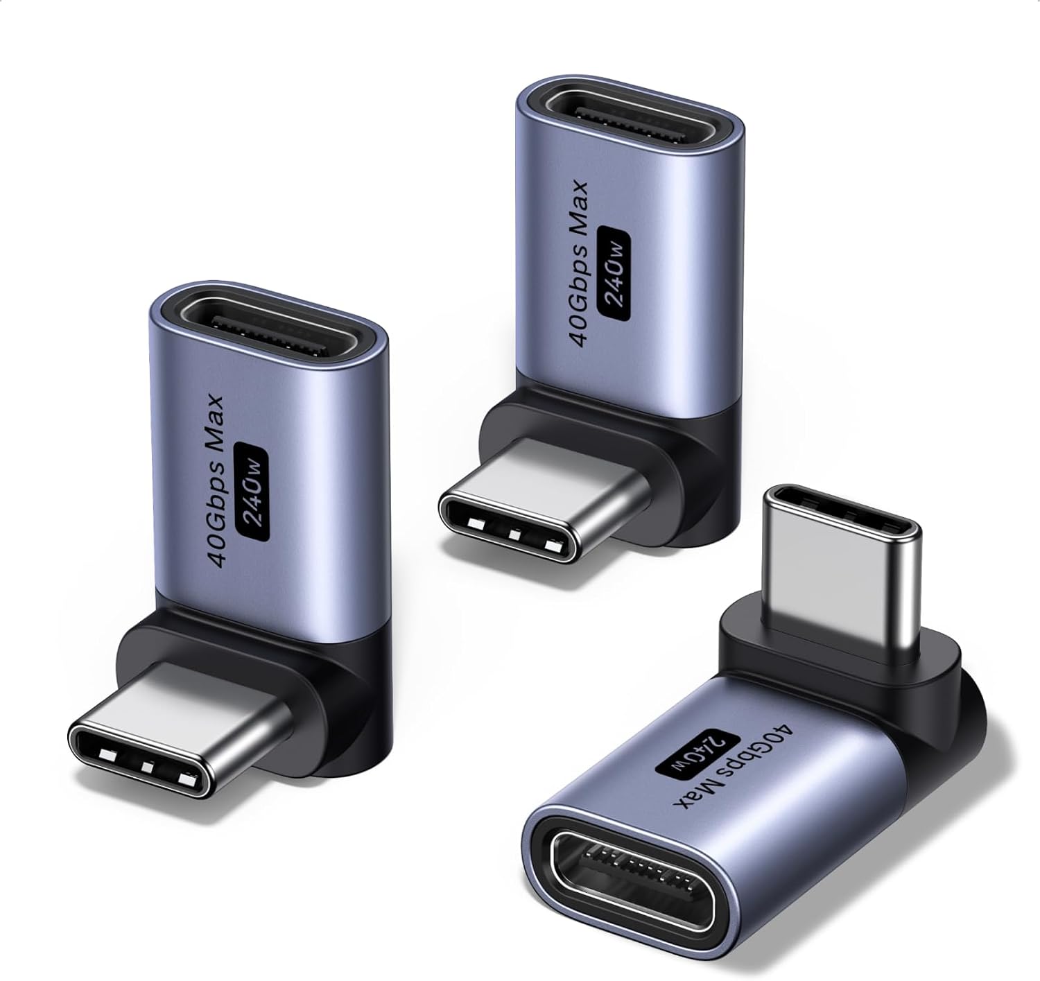 UGREEN Adaptateur USB C 40Gbps Lot de 3 Adaptateur USB C Mâle vers Femelle