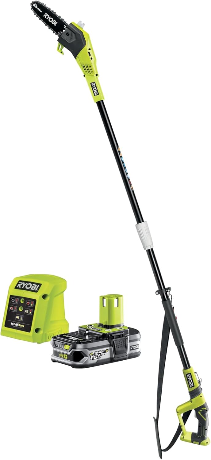 RYOBI Scie à Main 18V ONE+ Guide 15 cm Élagage RY18PSA-0 (Sans batterie)