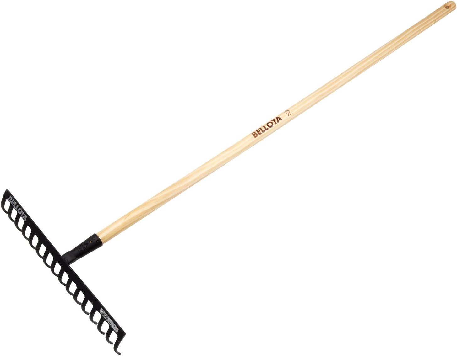 Bellota 951-14 CML-Râteau de Jardin 14 Dents Intensité Moyenne avec Manche en Bois de 1500 mm