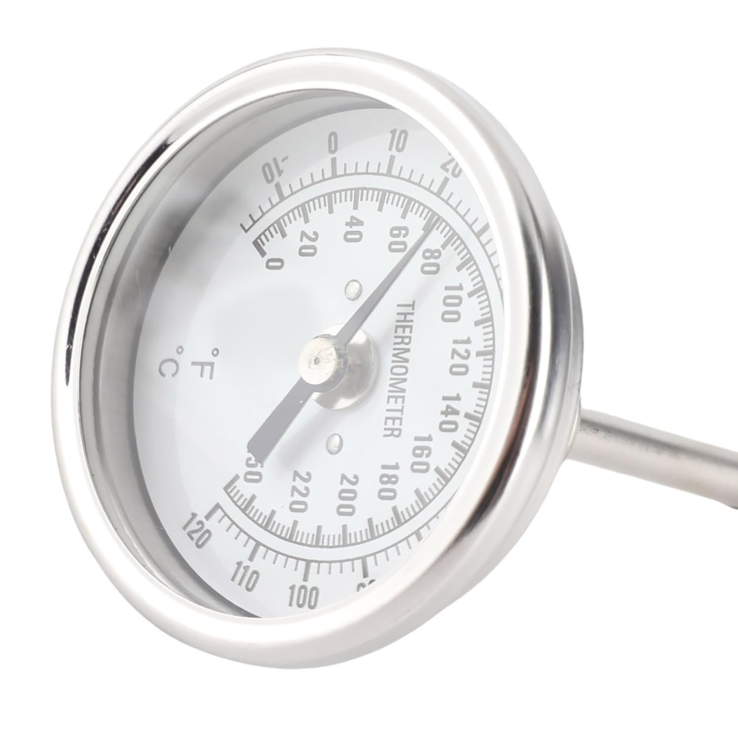 Haofy Thermomètre à Grand Cadran, Thermomètres Extérieurs pour Four et Gril pour une Cuisson Précise, Affichage Facile à Lire, Idéal pour la Cuisine et le Barbecue Thermomètre à Grand Cadran, en