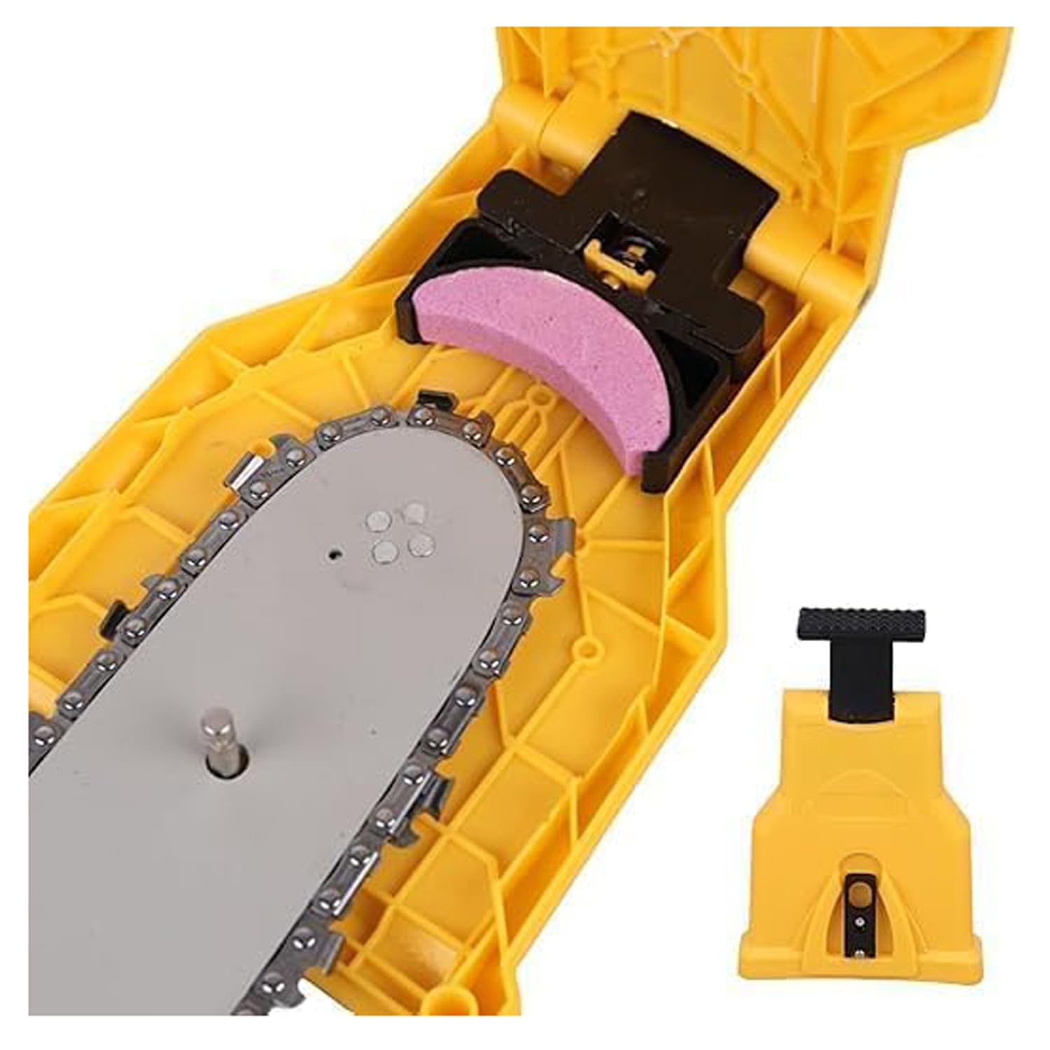 AffûTeur De TronçOnneuse Ultra-Rapide, Puor Kimeo AffûT’Pro Affuteuse De Chaine Tronconneuse, Kimeo Affuteur De Chaine, Avec 6 Pierres, PréCision InstantanéE Pour Coupe Efficace
