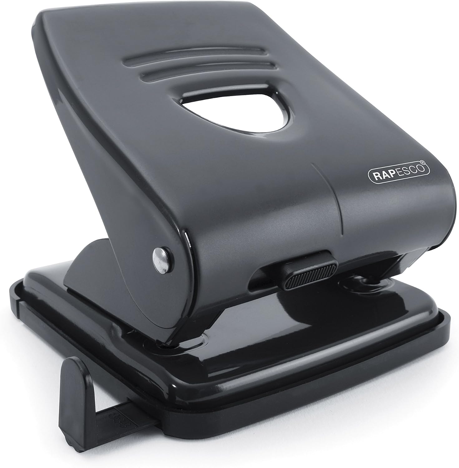 Rapesco PF827AR1 Perforatrice à 2 Trous 827, Métal, Capacité 30 Feuilles