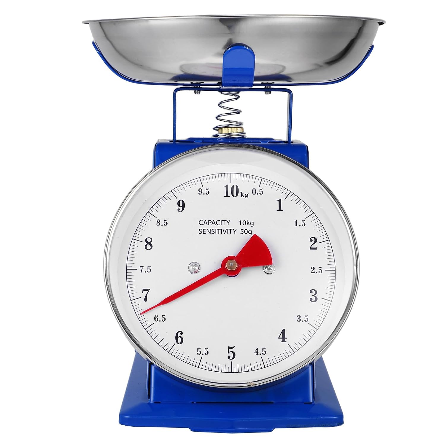 Balance Cuisine Mécanique avec Bol Inox Détachable Vintage 10kg