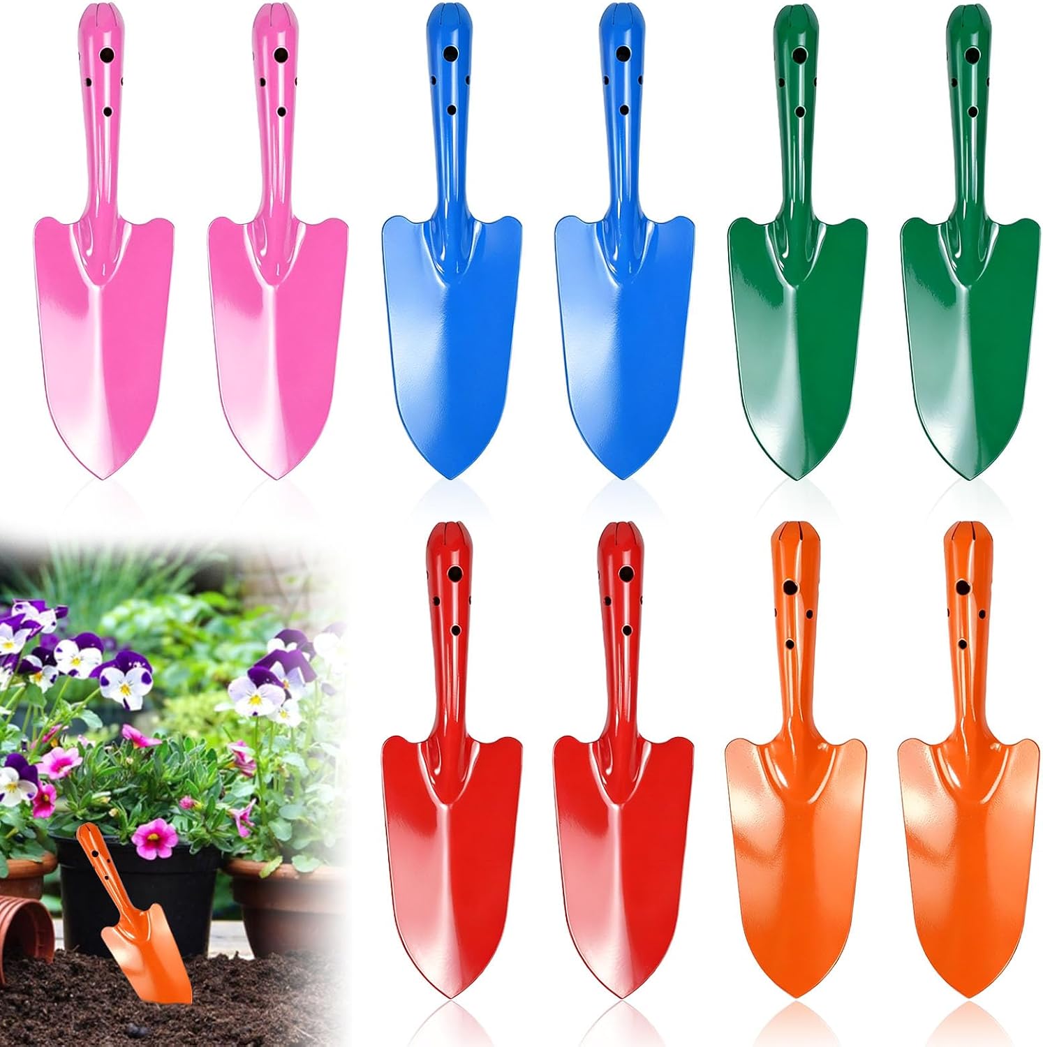 Petite Pelle Jardinage, 10 PCS Pelle à Main pour Plantation