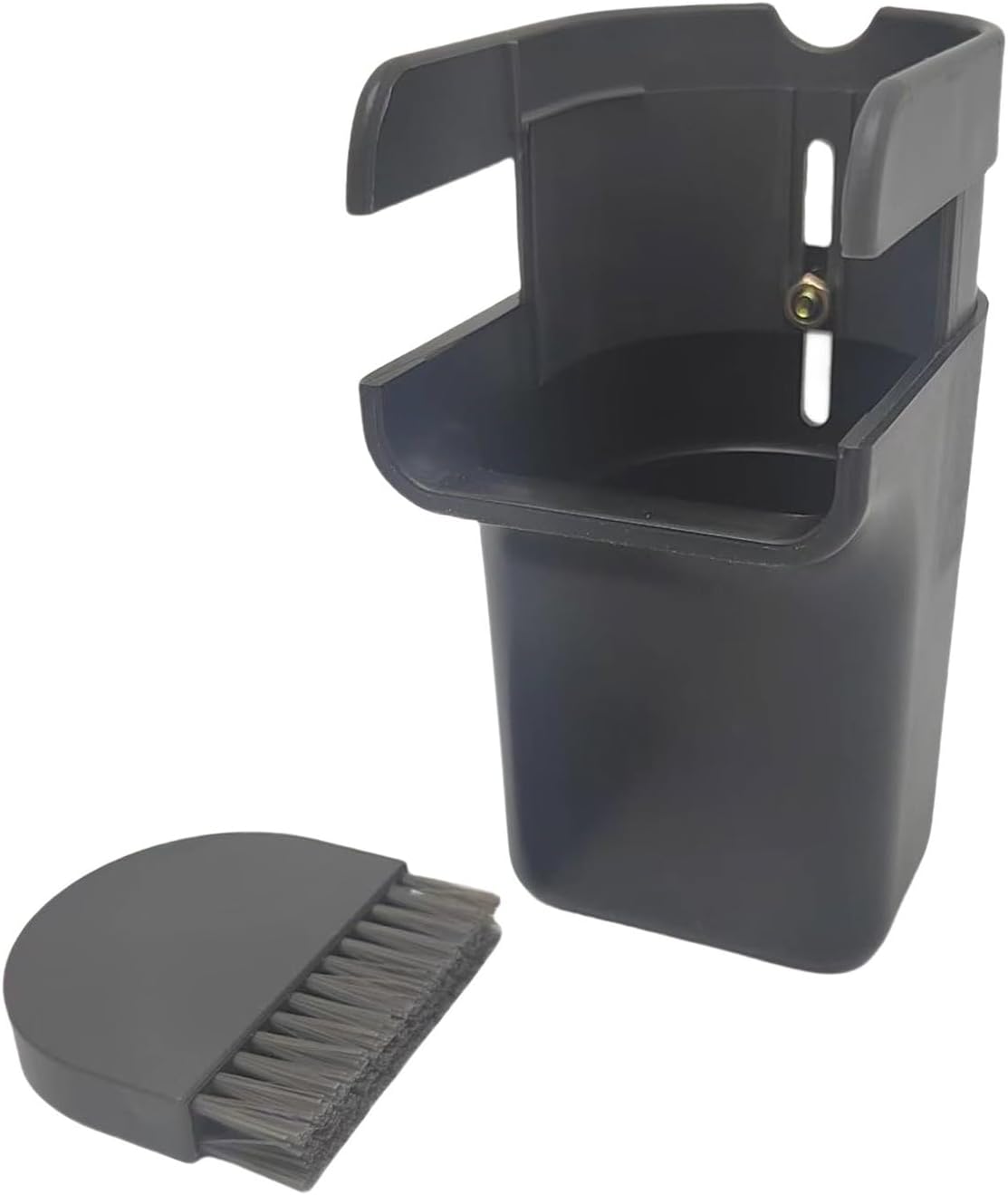 NUEAYMS Boîte de Rangement Multifonction de Bureau, Dispositif de Stockage de Petits Objets, Nettoyage de Bureau, Poubelle avec Brosse, Organisation de Bureau, de Fournitures de Bureau