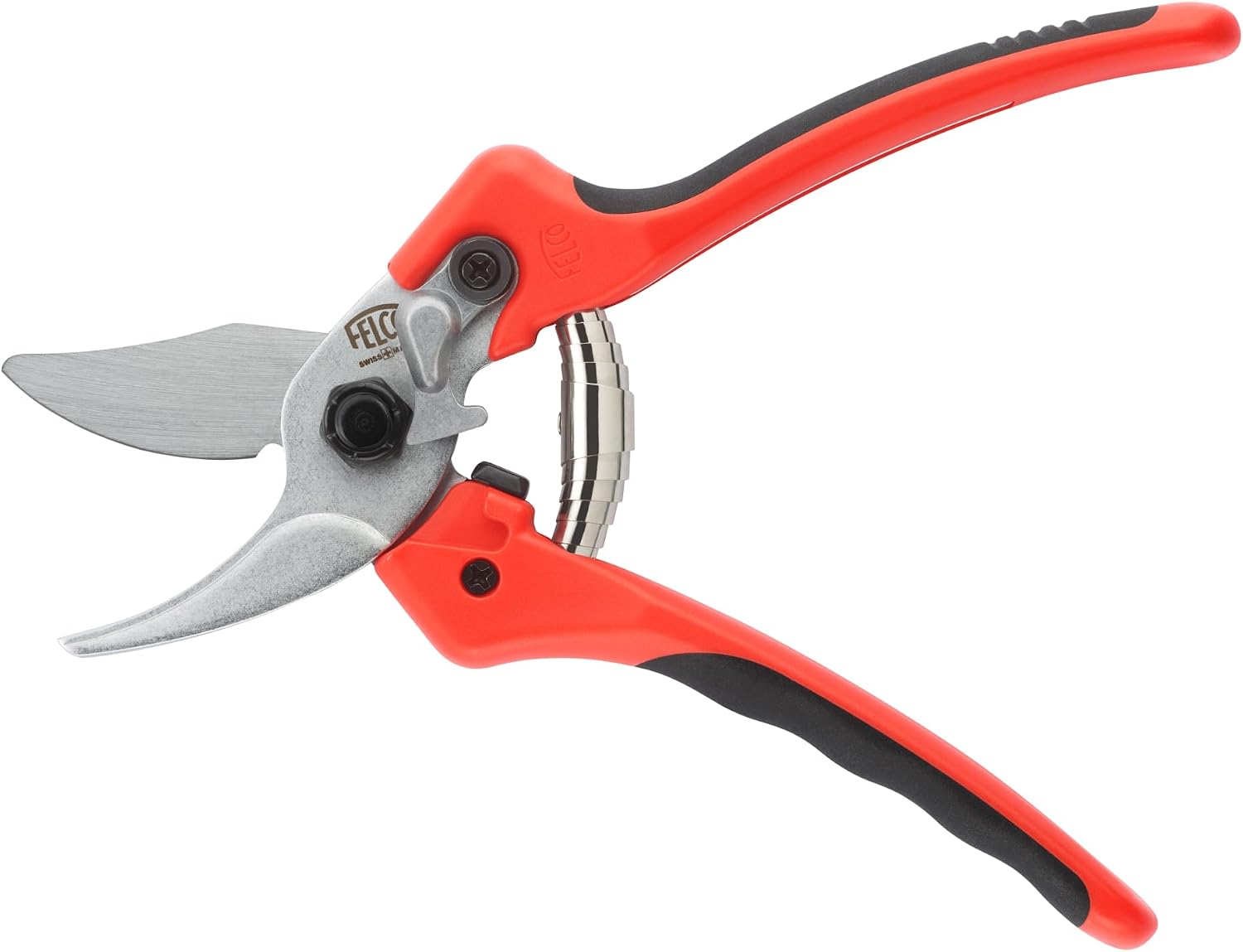 FELCO 171M Sécateur de jardin professionnel 20 mm pour main droite, lame en acier carbone trempé, poignées ergonomiques PU antidérapantes, sécateur jardinage Swiss Made 200 mm