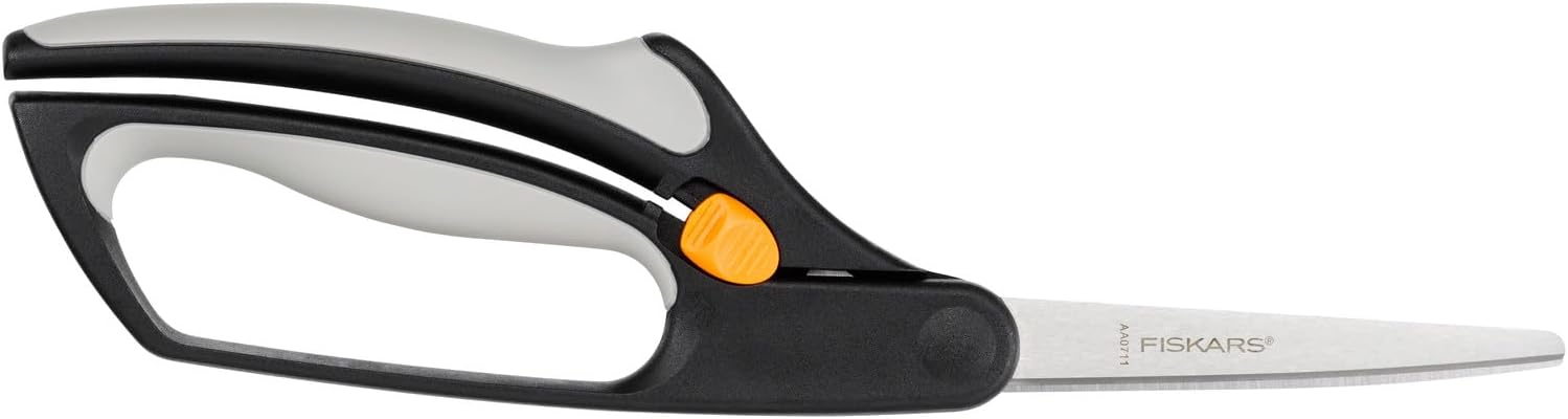 Fiskars Cisaille de précision pour buis, Longueur: 26 cm, Lames en Acier/Poignées en plastique, Noir/Orange, S50, 1000557