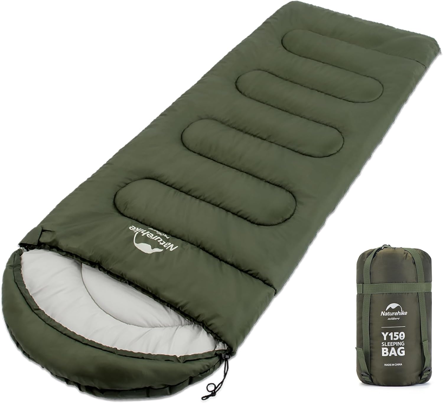Naturehike Sac de Couchage Compact 3-4 Saisons pour Adultes