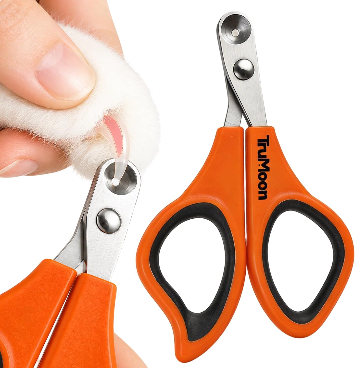 Trumoon Coupe-Griffes Chat Trou de Sécurité 2mm pour Chats Intérieur