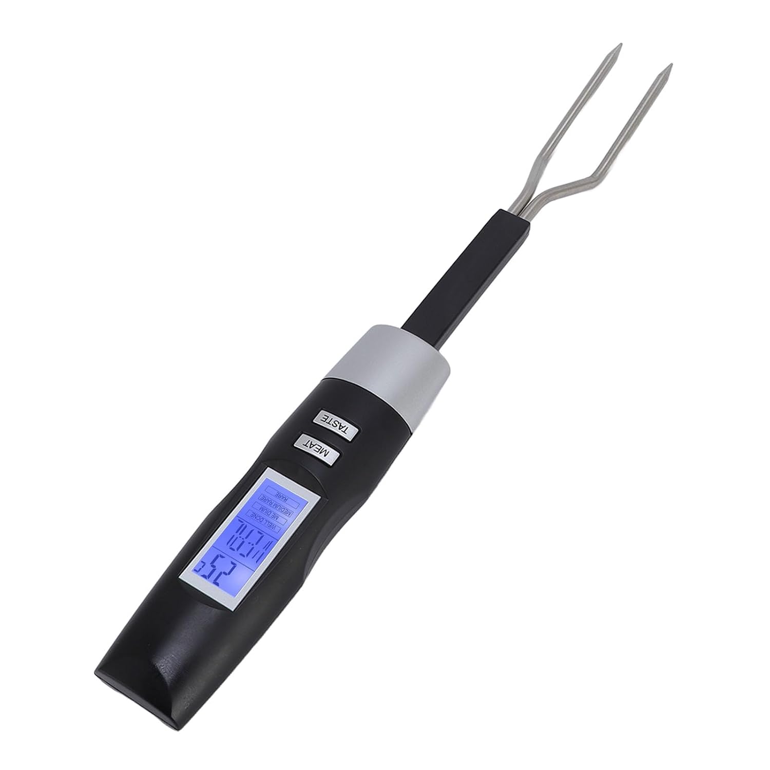 TOPINCN Thermomètre à Viande Numérique Fourchette Lecture Instantanée Précise pour Grill et Cuisine, étanche IP67, Facile à Utiliser, 1 unité