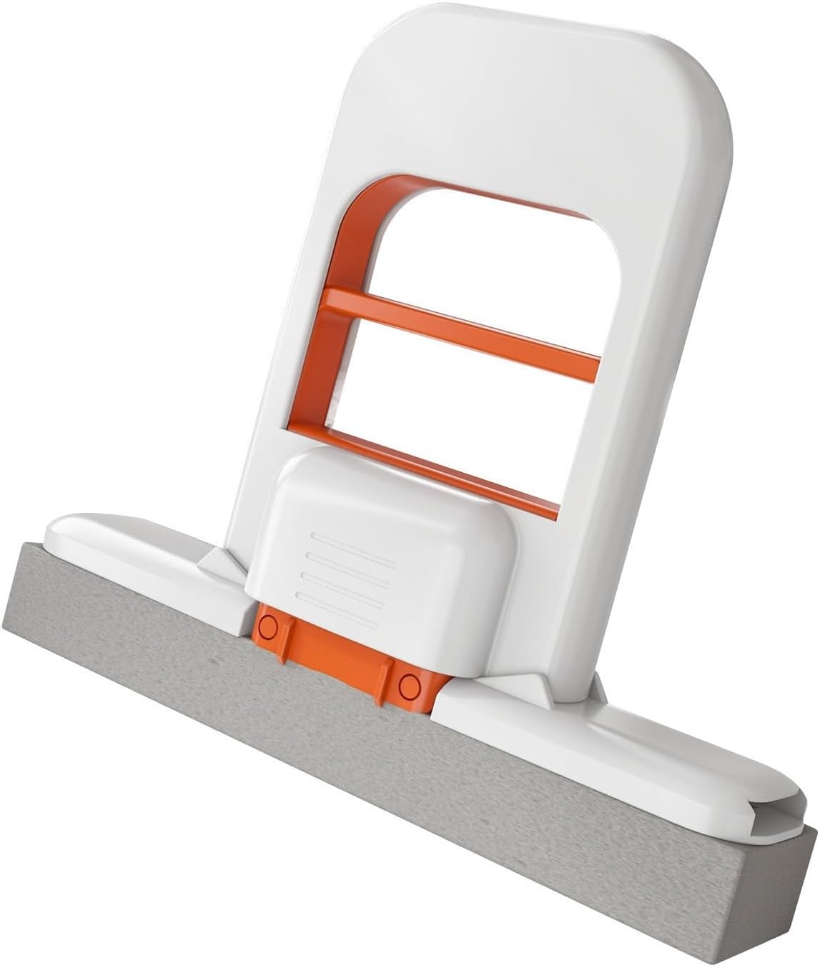 Mini plumeau 13 cm poignée ABS tête coton blanc pour mini (C)