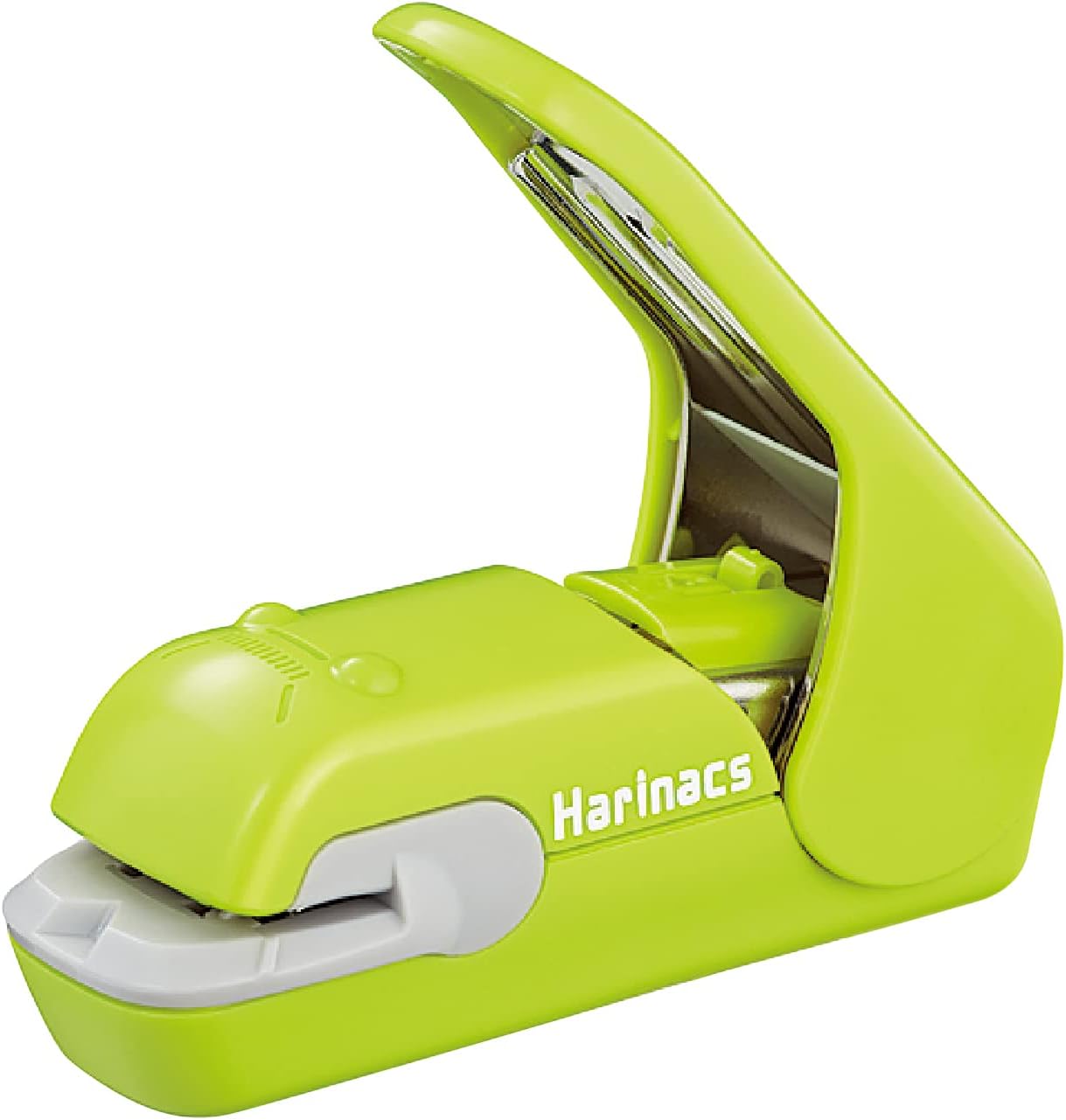 Kokuyo Harinacs Agrafeuse sans agrafes, bureau et manuel, jusqu'à 5 feuilles sans reliure, agrafeuse portable compacte sans trou, vert bleu, importé du Japon (SLN-MPH105GB)