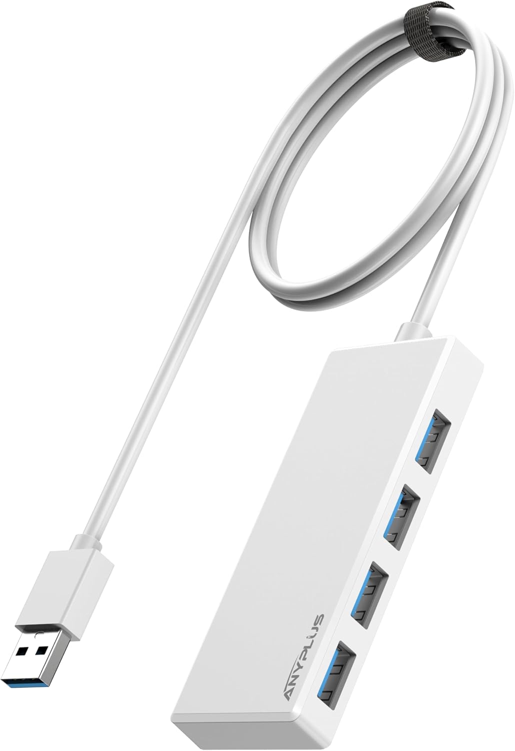 HJ-White HJ-001 Hub USB 3.0 pour Ordinateur Portable, PC, iMac, Surface Pro, MacBook, Mac Pro, clé USB, XPS, Souris, Disque Dur