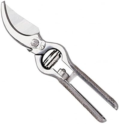 AUSONIA - SÉCATEUR PROFESSIONNEL FORGÉ DE 23 CM ENTIÈREMENT EN ACIER INOX FORGÉ ET TREMPÉ AVEC FERMETURE À ROULETTE, IDÉAL POUR TAILLER ET JARDINER