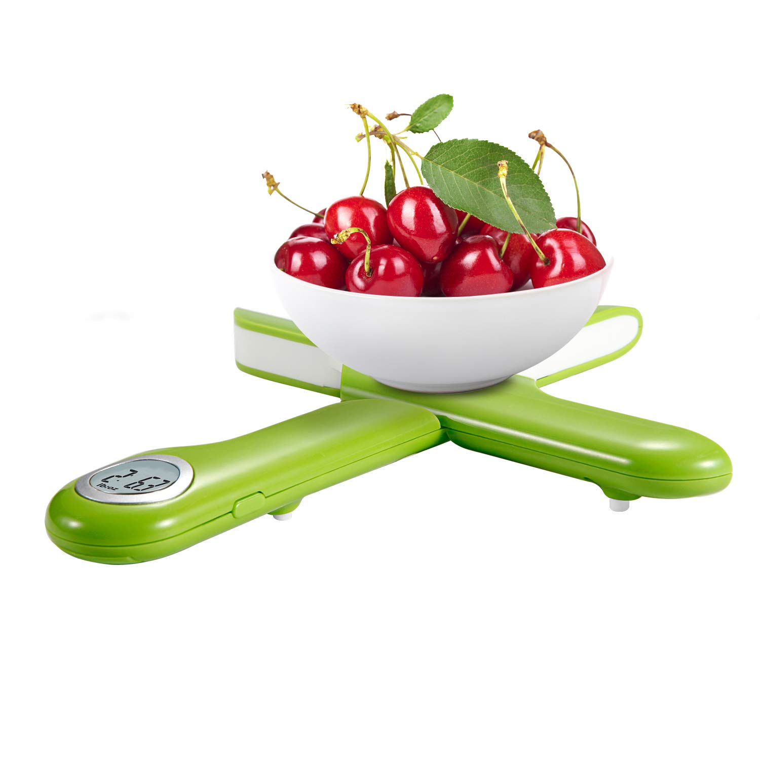 CAMRY Balance de Cuisine Numérique Pliable Pour le Camping, 5kg/11lb, Verte