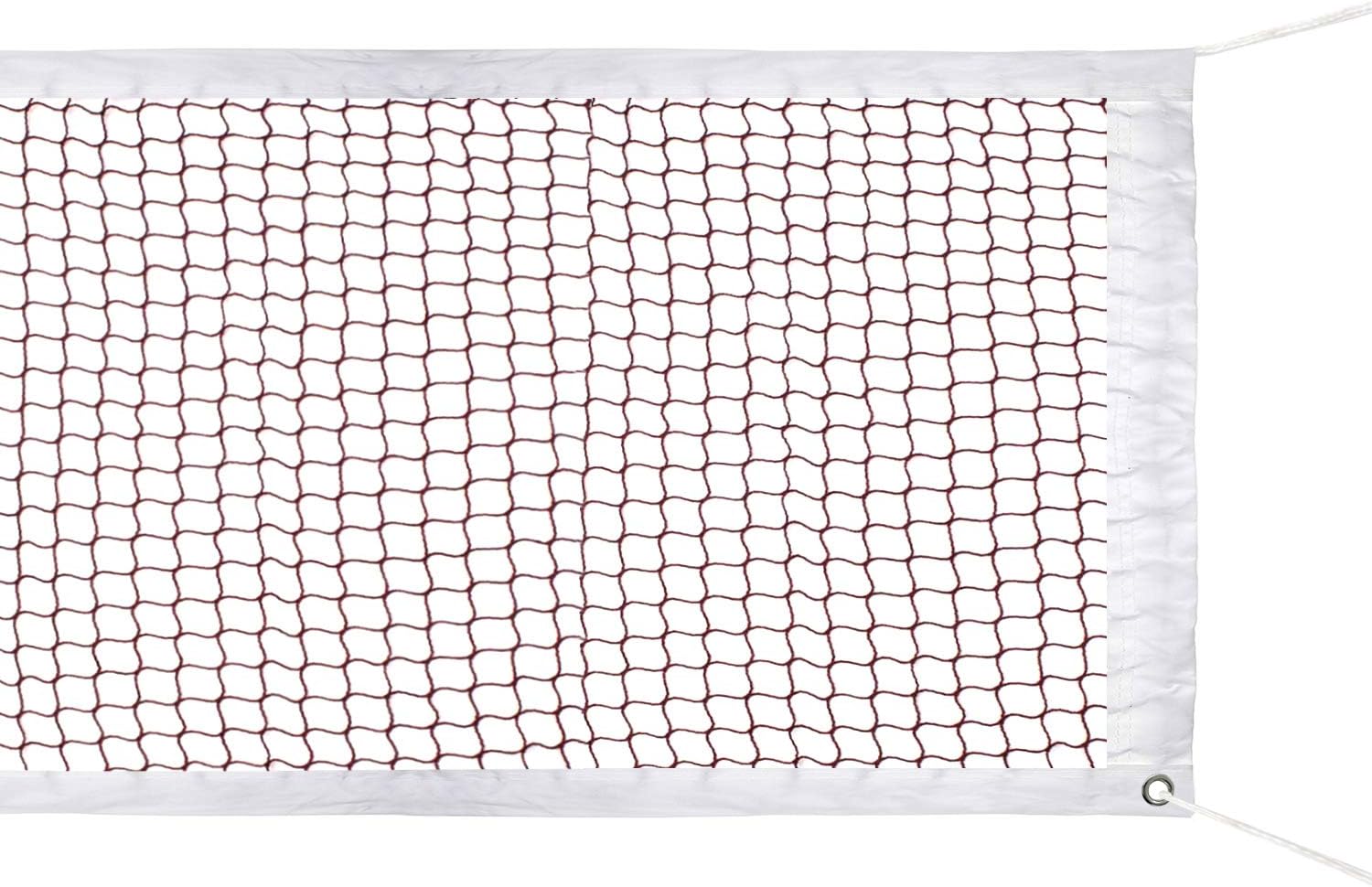 Filet de Badminton en Nylon sans Armature, pour Intérieur/Extérieur, 610 x 76 cm, Rouge