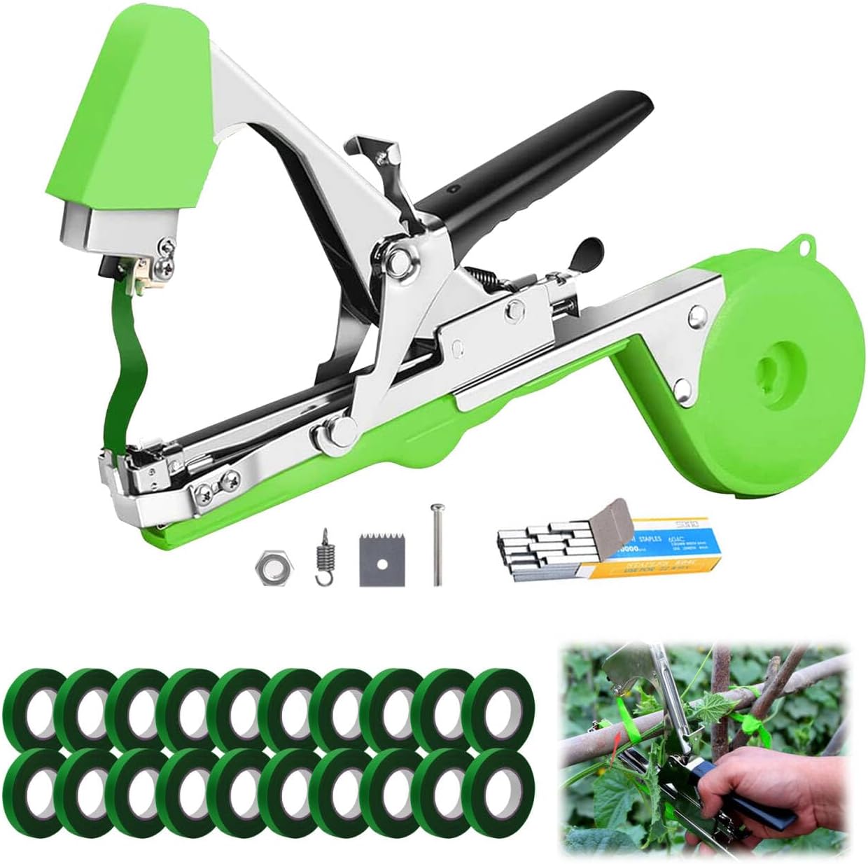 Machine à Attacher les Plantes,Outil Agricole pour le Soutien des Plantes