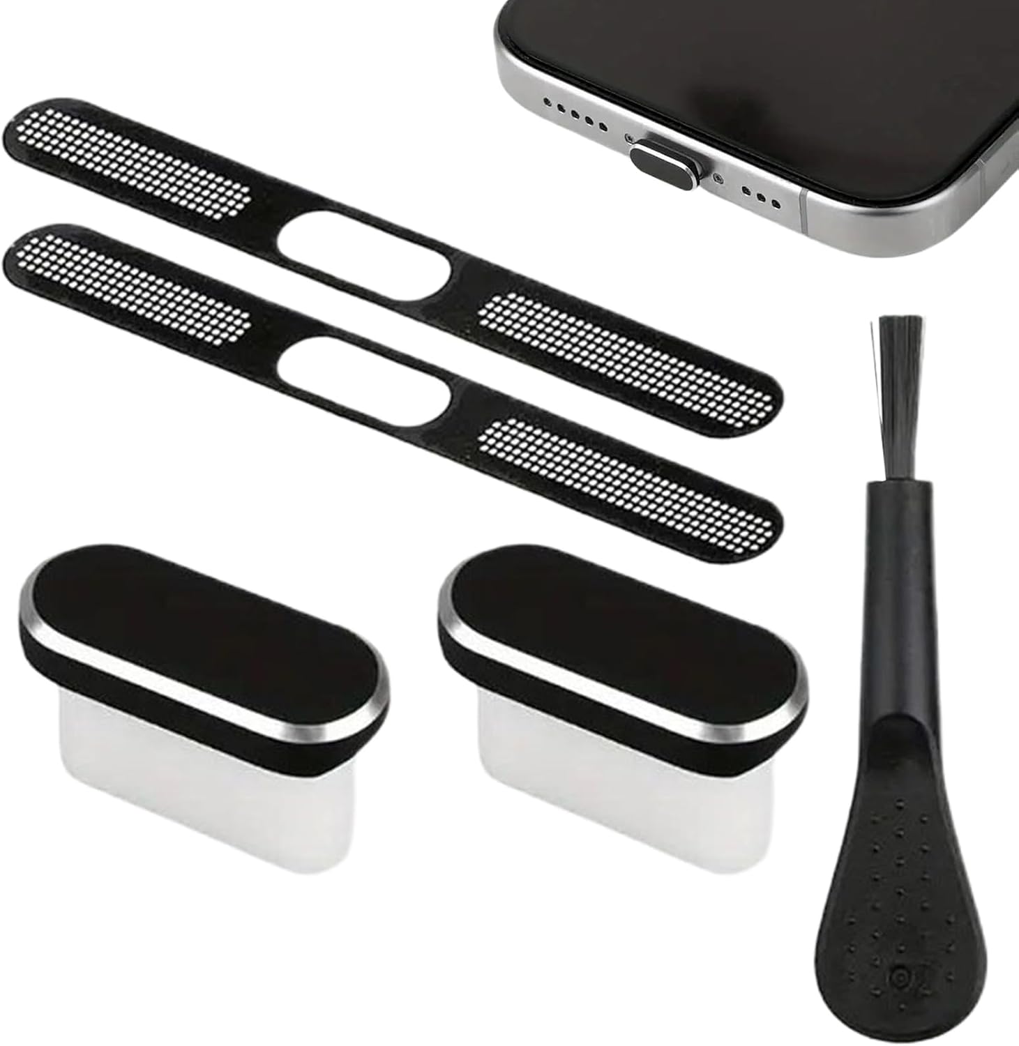 Cache Protecteur Port De Charge Kit Protecteur Souple De Nettoyage Pour