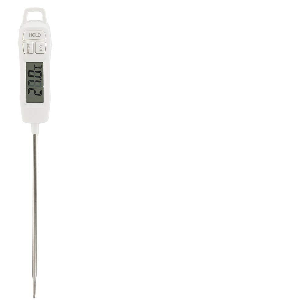 Fdit Thermomètre Alimentaire Numérique, Grand écran LCD avec Mesure Précise pour la Cuisine, Barbecue, Viande, Poisson, Soupe, Plage de -50 à 300 ℃