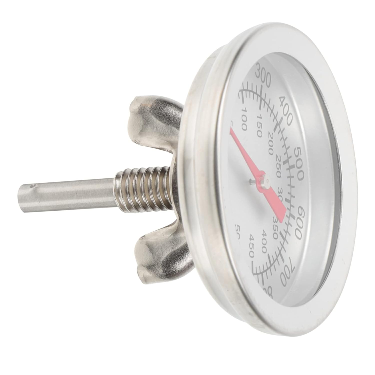POPETPOP Thermomètre de Four Acier Inoxydable pour Cuisine et Barbecue Mesure Précise Outil Portable pour Cuisson et Grillades